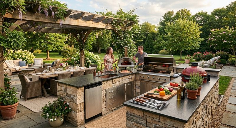 Outdoor Kitchen Remodeling in Pearland, TX