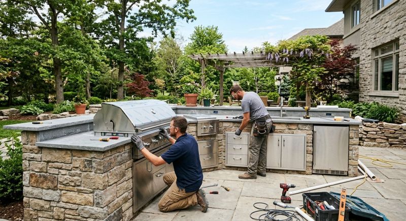 Outdoor Kitchen Renovation in Pearland, TX
