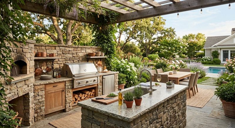 Outdoor Kitchen Renovation in Pearland, TX
